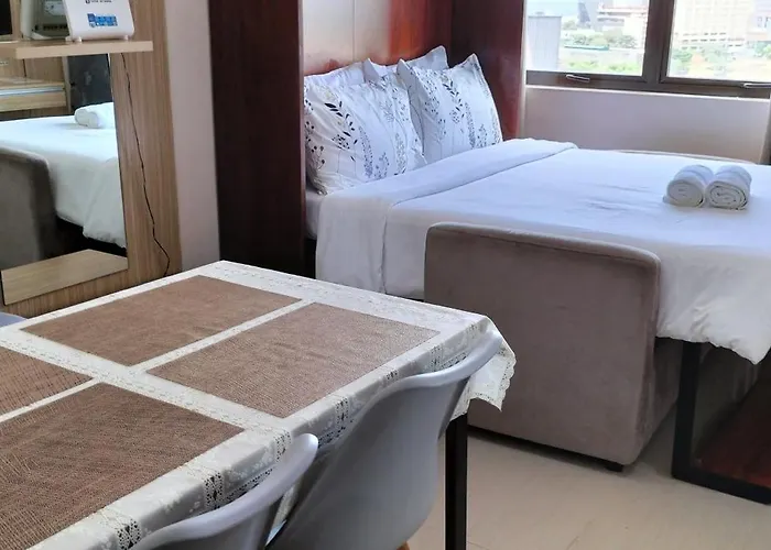Aparthotel 3 Spacious 24sqm With Pool Near Sm & Ayala *